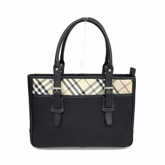 Burberry London Tote Bag Leather Black - Picture 1 of 1